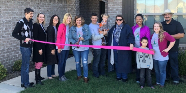 Flourish Homes' leadership team Ribbon Cutting on October 12, 2019 - Flourish Homes in North Tulsa, OK